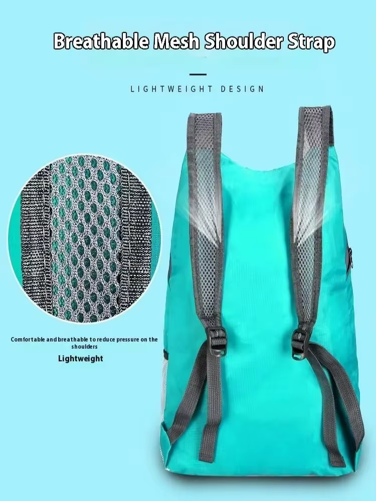Sac à dos pliable ultraléger et imperméable - Sac de voyage portable de grande capacité, sac à dos l