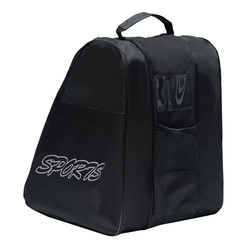 Sac de patins à roulettes Portable, sac de patinage sur glace, grande capacité, respirant, sac de ra