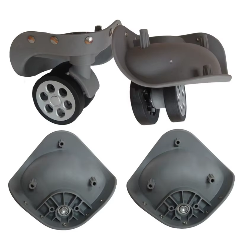 1 paire valises à bagages pivotantes, bricolage, réparation roues, accessoires portables, remplaceme