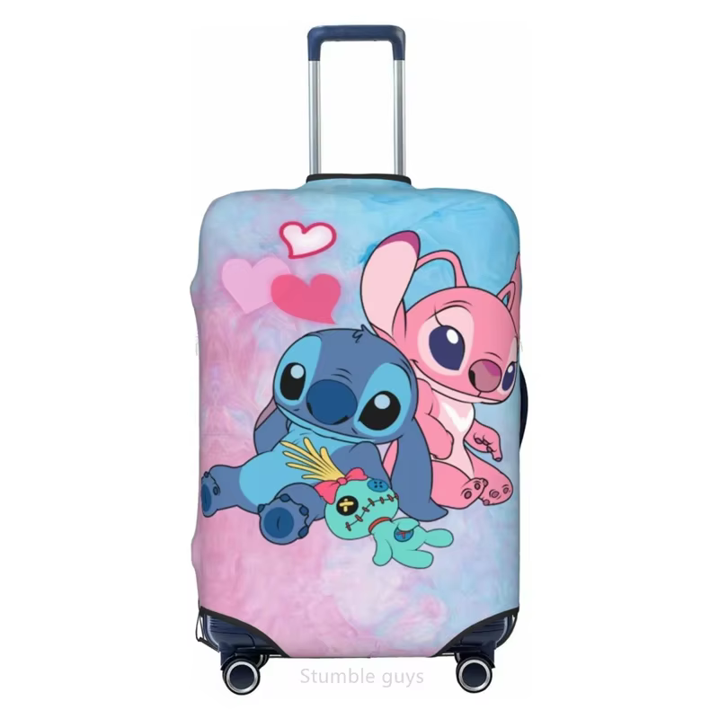Housse de protection pour valise en tissu extensible à motif S-Stitches de qualité supérieure, anti-