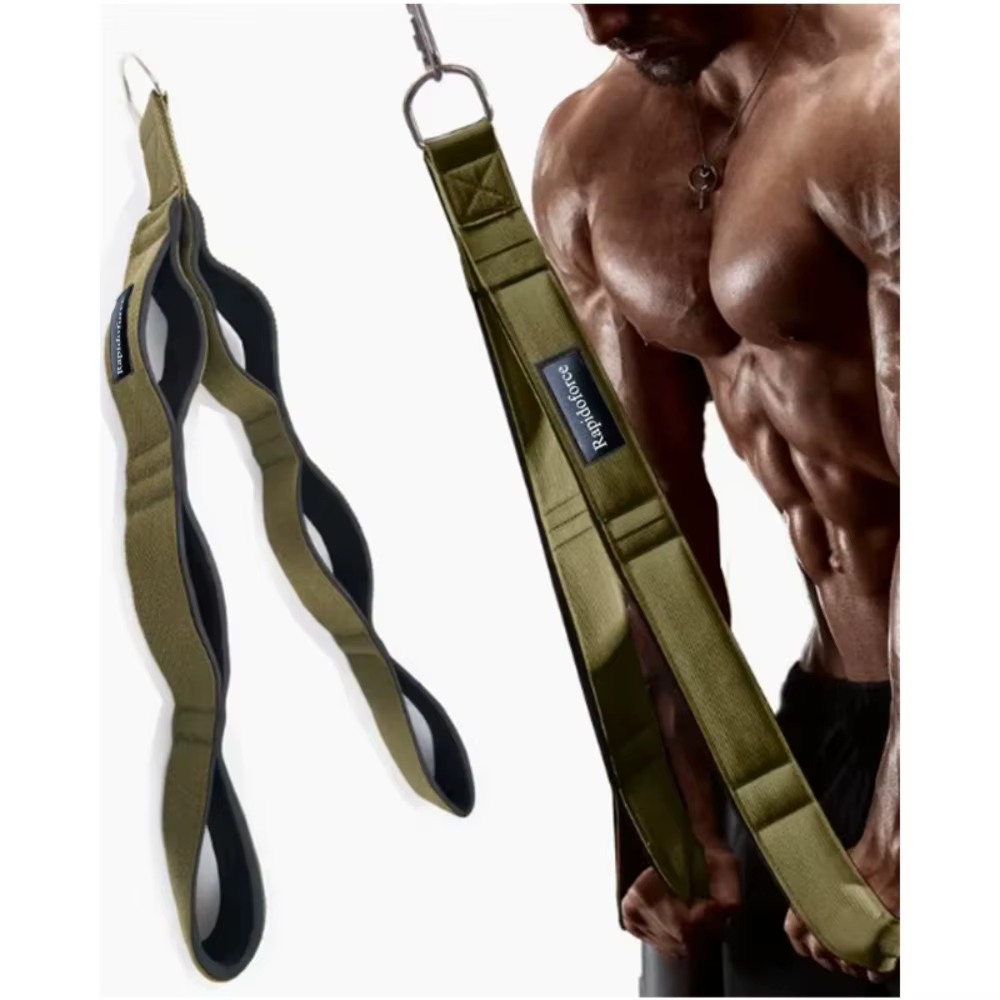 Corde d'entraînement d'extension de triceps, avec une poignée confortable, adaptée aux accessoires d