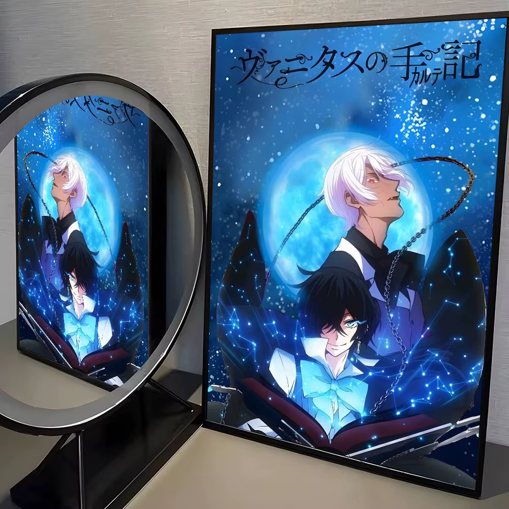 Affiche d'étude de cas de Vanitas ANIME HD, décoration murale collante, imperméable, pour la maison,