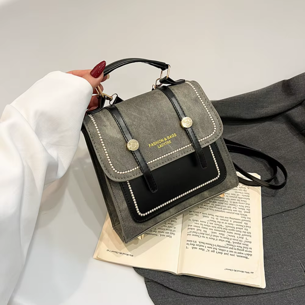 Sac à dos de voyage de style coréen, sac à bandoulière rétro portable multifonction pour femmes et f