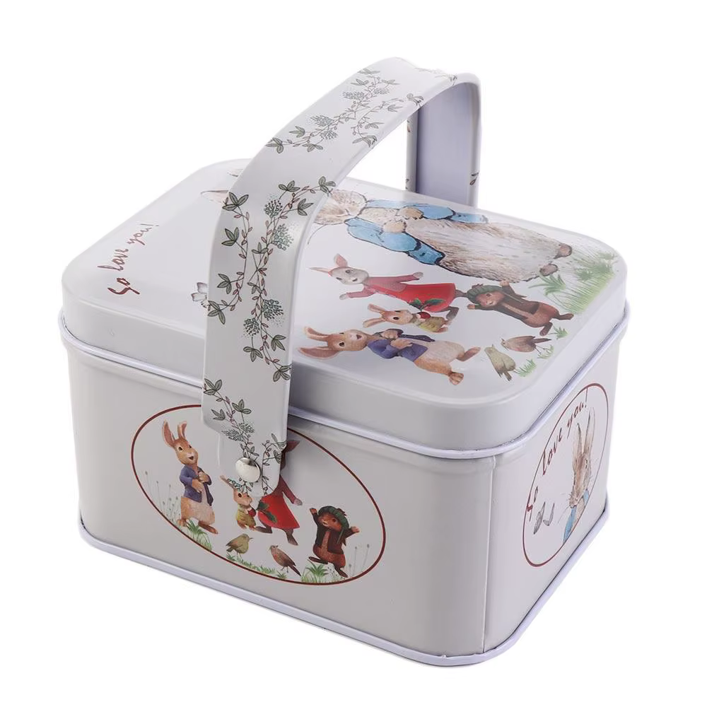 Valise vintage portable pour mariage, fête, anniversaire, boîte de rangement décorative, boîte cadea