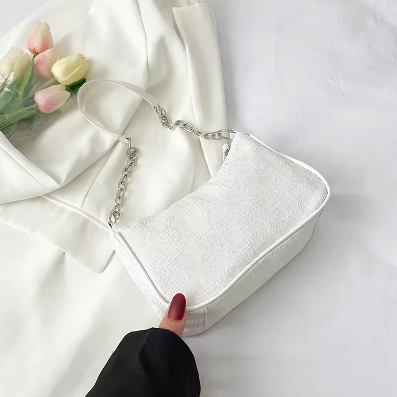 2025 nouvelle mode feutre sacs à bandoulière pour femmes petit sac sous les bras décontracté femme s