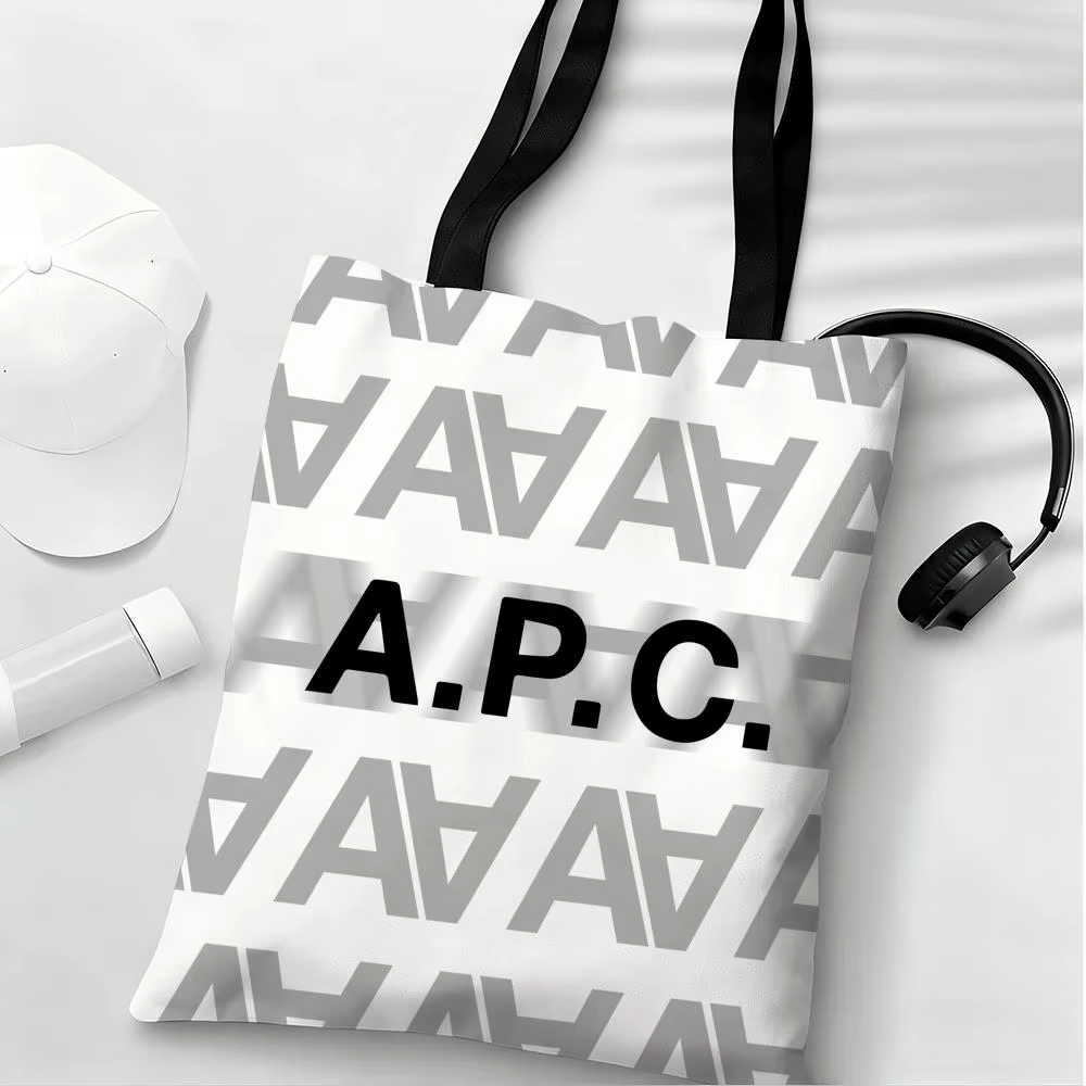 Sacs de rangement grande capacité en toile de la marque de mode A-A P C pour étudiantes, pour transp