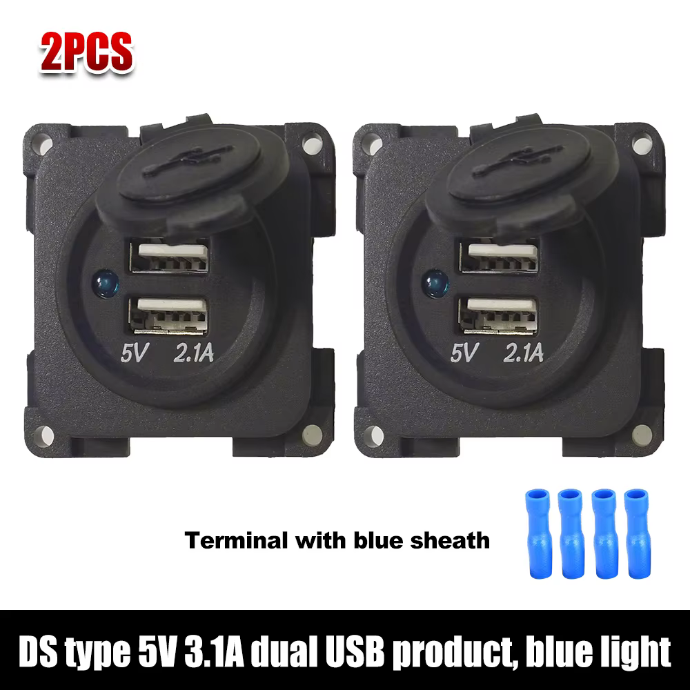 12V CBE C-Line Double prise de chargeur USB camping-car caravane