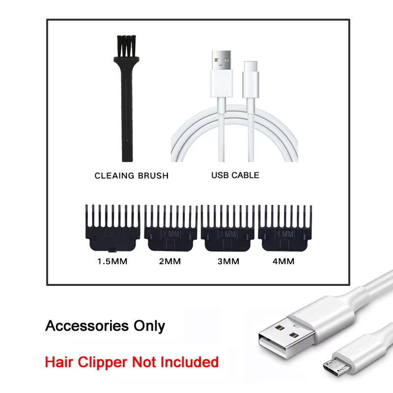 Nouveau! Tondeuse à cheveux électrique T9/accessoires | Rasoir professionnel USB | Machine de dé