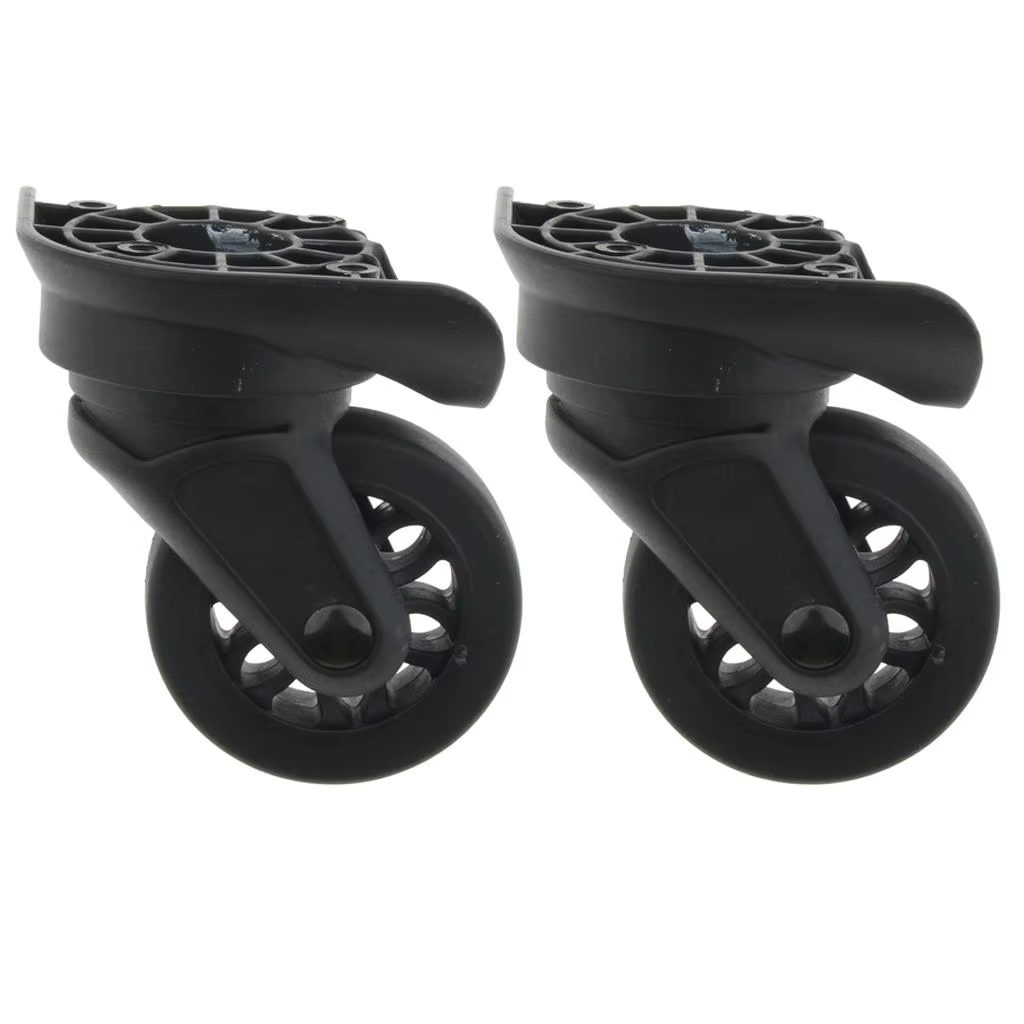 1 paire de roulettes pivotantes pour valise, roulettes de remplacement