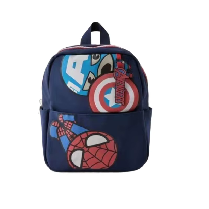 Nouveau sac d'école pour garçons Marvel Spider-Man Captain America, petit sac à dos mignon pour enfa