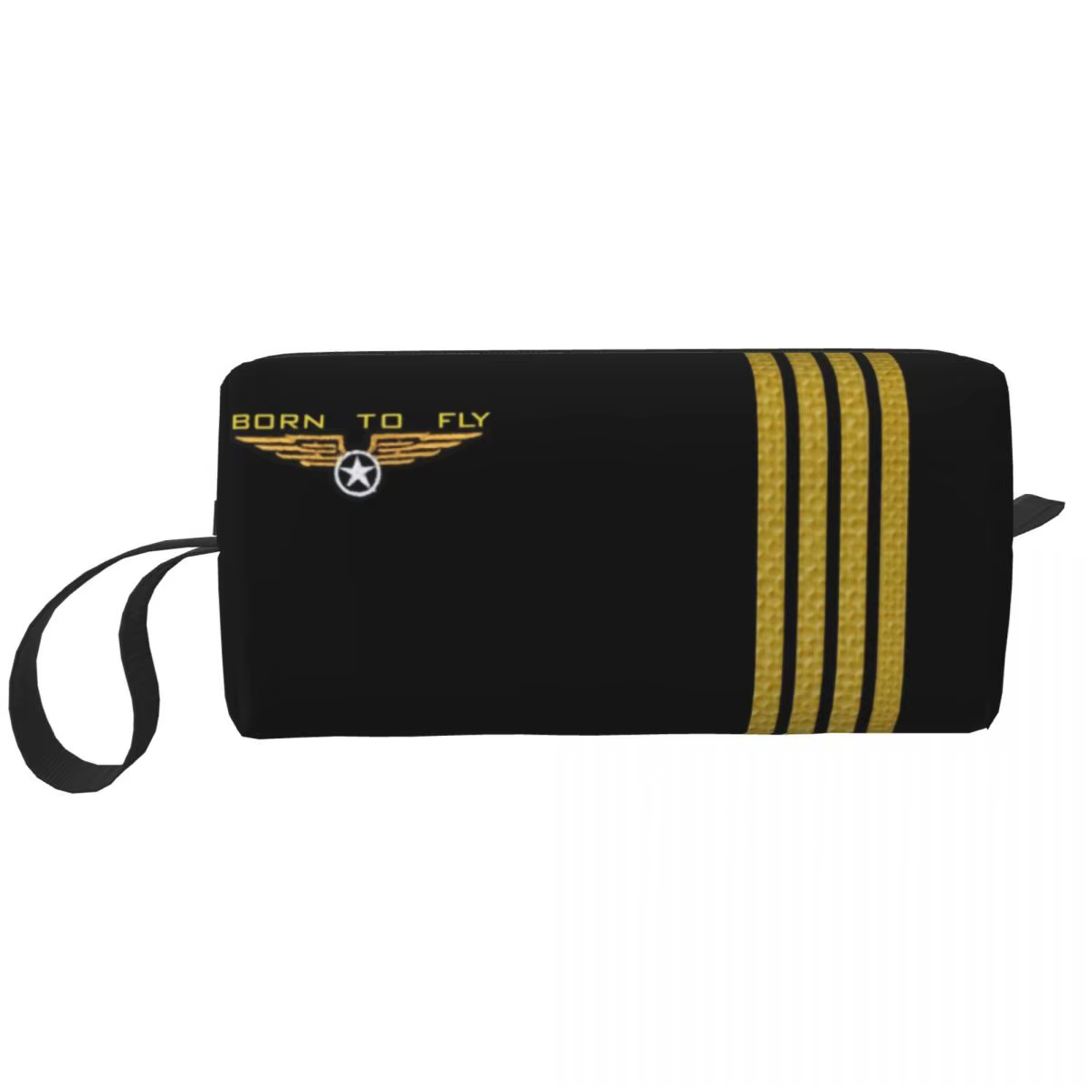 Né pour voler pilote de vol trousse de maquillage femmes voyage organisateur cosmétique mode vol Avi