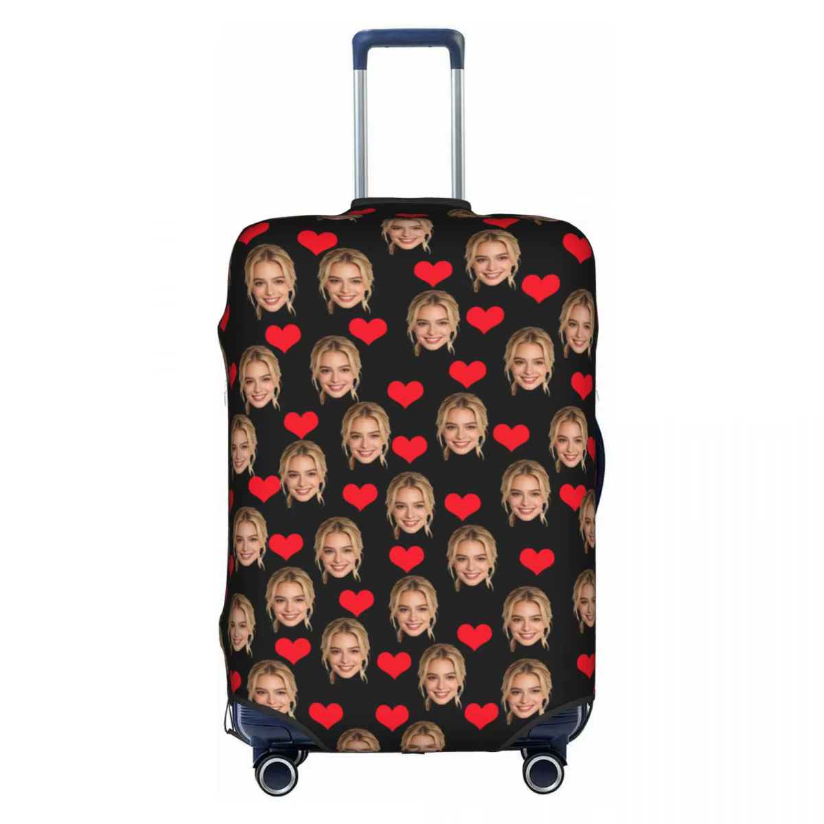 Housse de bagage personnalisée avec logo, élastique, votre design ici, housse de protection pour val