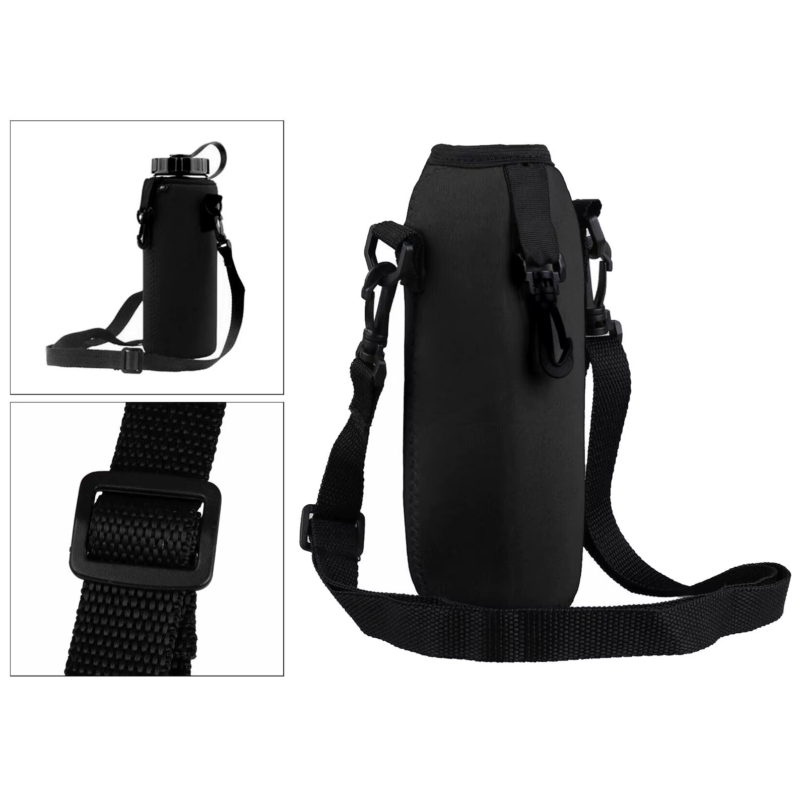 Sac de voyage en néoprène, porte-bouteille isolé, 500ml