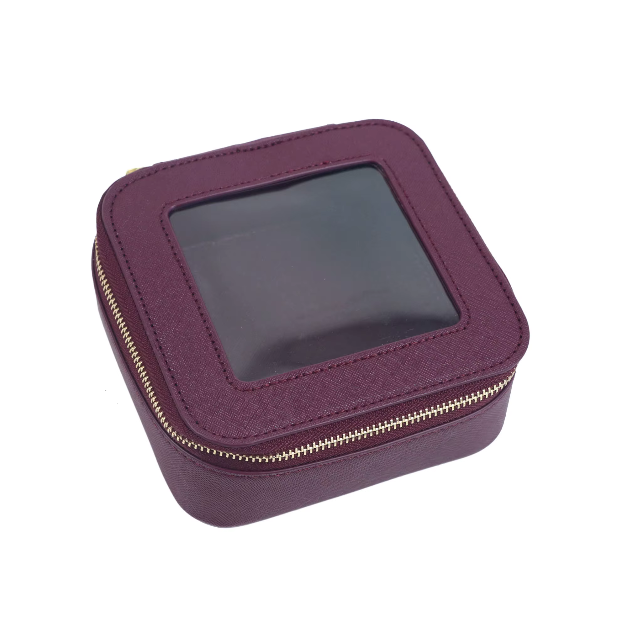 Trousse de toilette de voyage en cuir Saffiano pour femmes, nom personnalisé gratuit, organisateur d