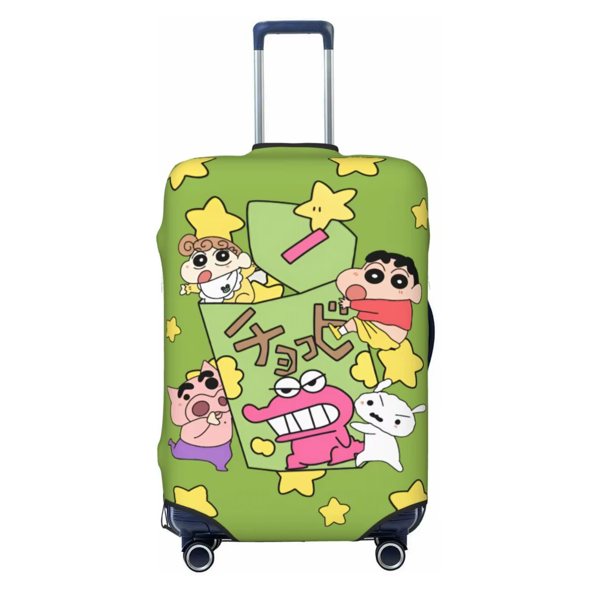 Housse de protection de valise personnalisée S-Shinchans, motif crayons mignons, lavable, style japo