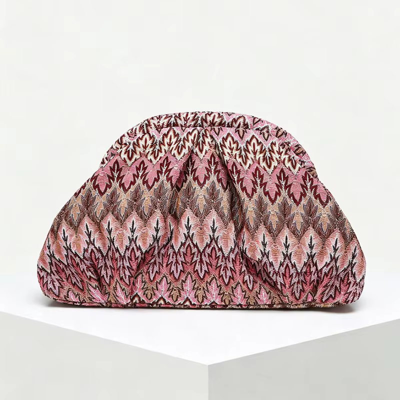 Sac à main tissé vintage français, style bohème, design de niche, grande capacité, sac à clip, nouve