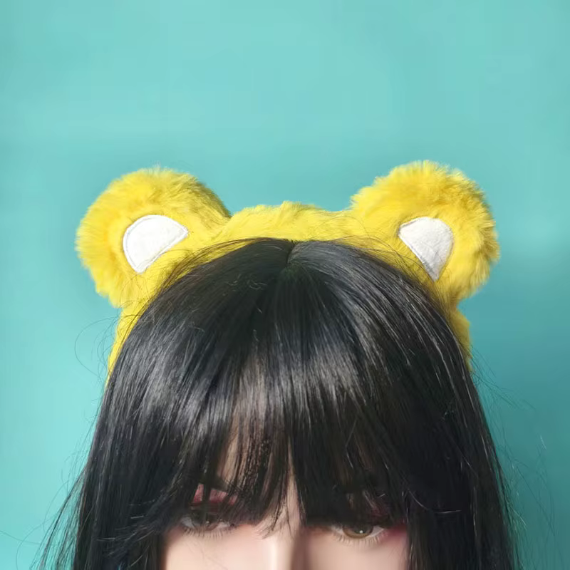 Bandeau Animal en peluche pour femmes, oreilles d'ours, couvre-chef de dessin animé frais, couvre-ch