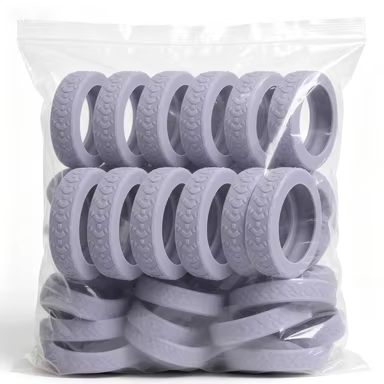 Housse de protection en silicone pour roulettes de valise, silencieuse, anti-bruit, pour bagages de