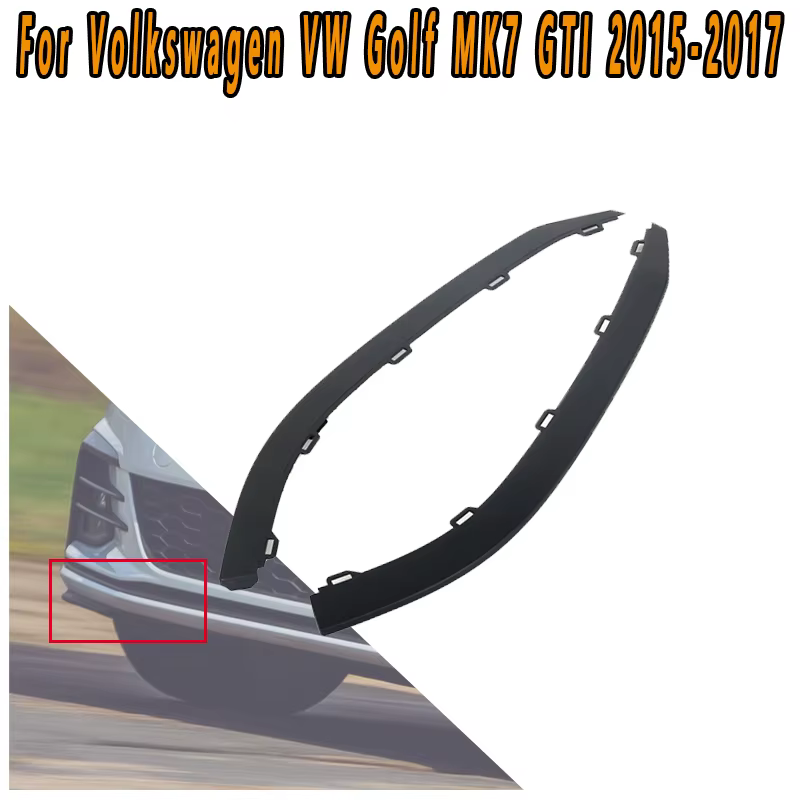 Pare-chocs avant de voiture pour Volkswagen VW Golf MK7 GTI, déflecteur d'air Becquet inférieur, acc