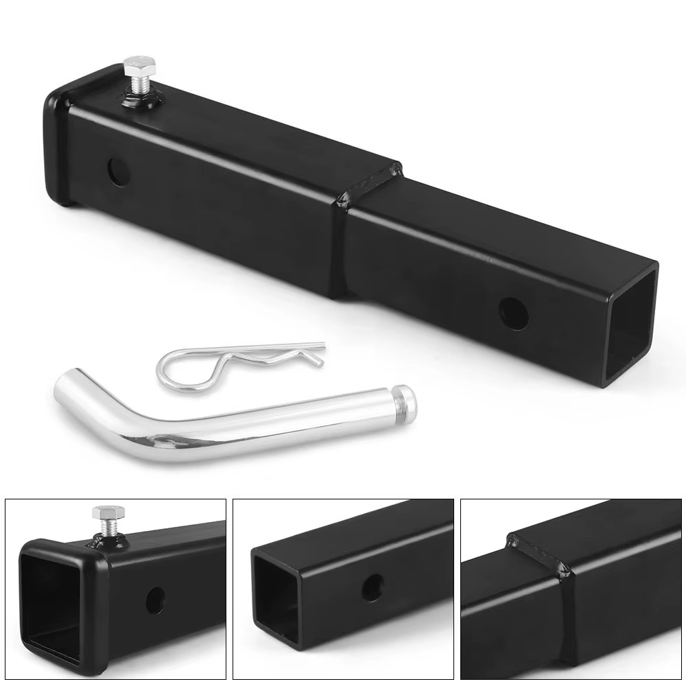 Extension d'attelage de remorque avec tube récepteur de remorquage de 2 pouces, rallonge de 245mm, p