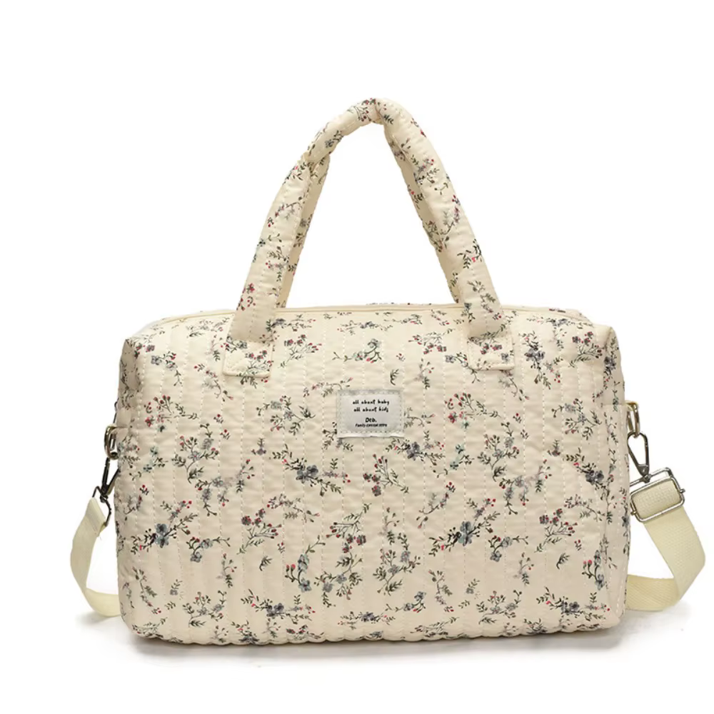 Nouveau sac de maman de grande capacité multi-fonctionnel imprimé fleuri maternité bébé sac à couche