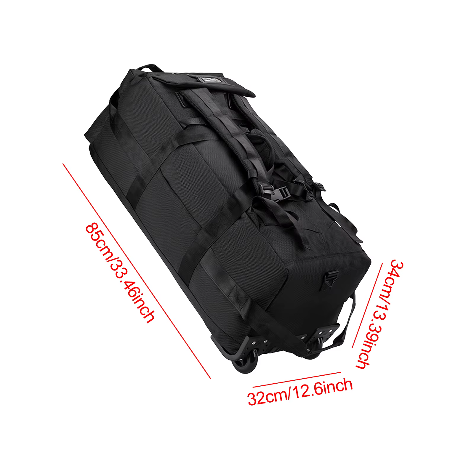Grand sac de sport à roulettes pour voyage d'affaires, sac à dos portable pour la plage, sac de rang