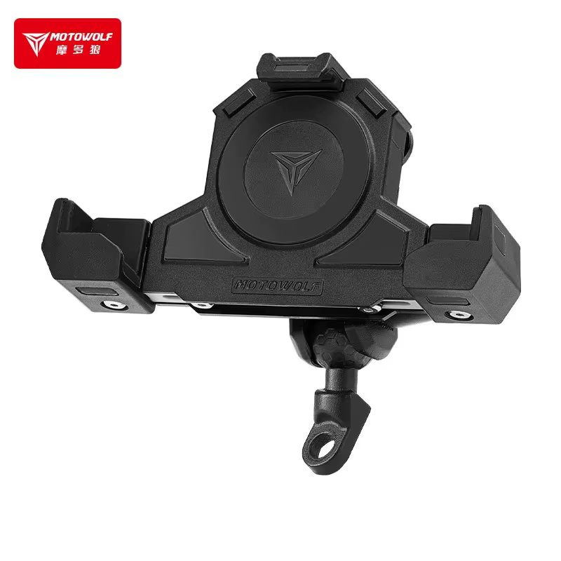 MOTOWOLF – support de téléphone portable absorbant les chocs pour moto, support fixe triangulaire, c