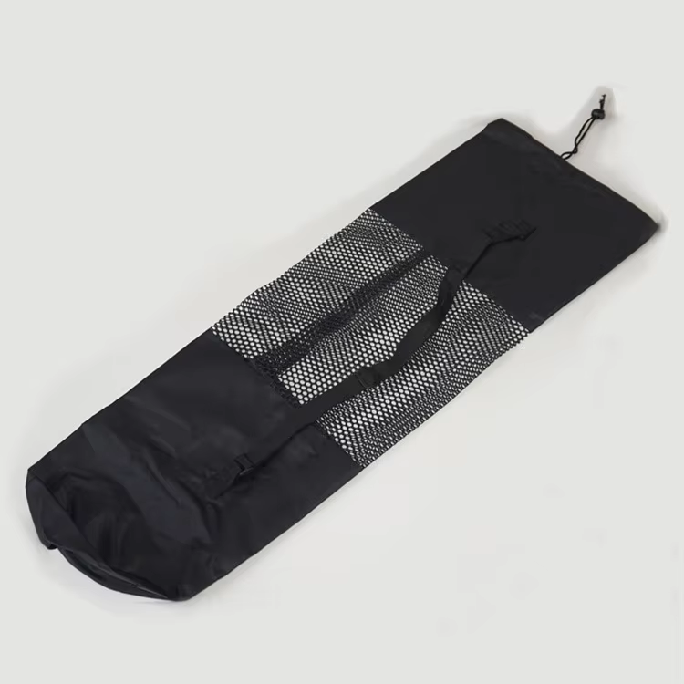 Sac de transport pour tapis de Yoga, sangle d'épaule à cordon de serrage, tissu Oxford avec poche en