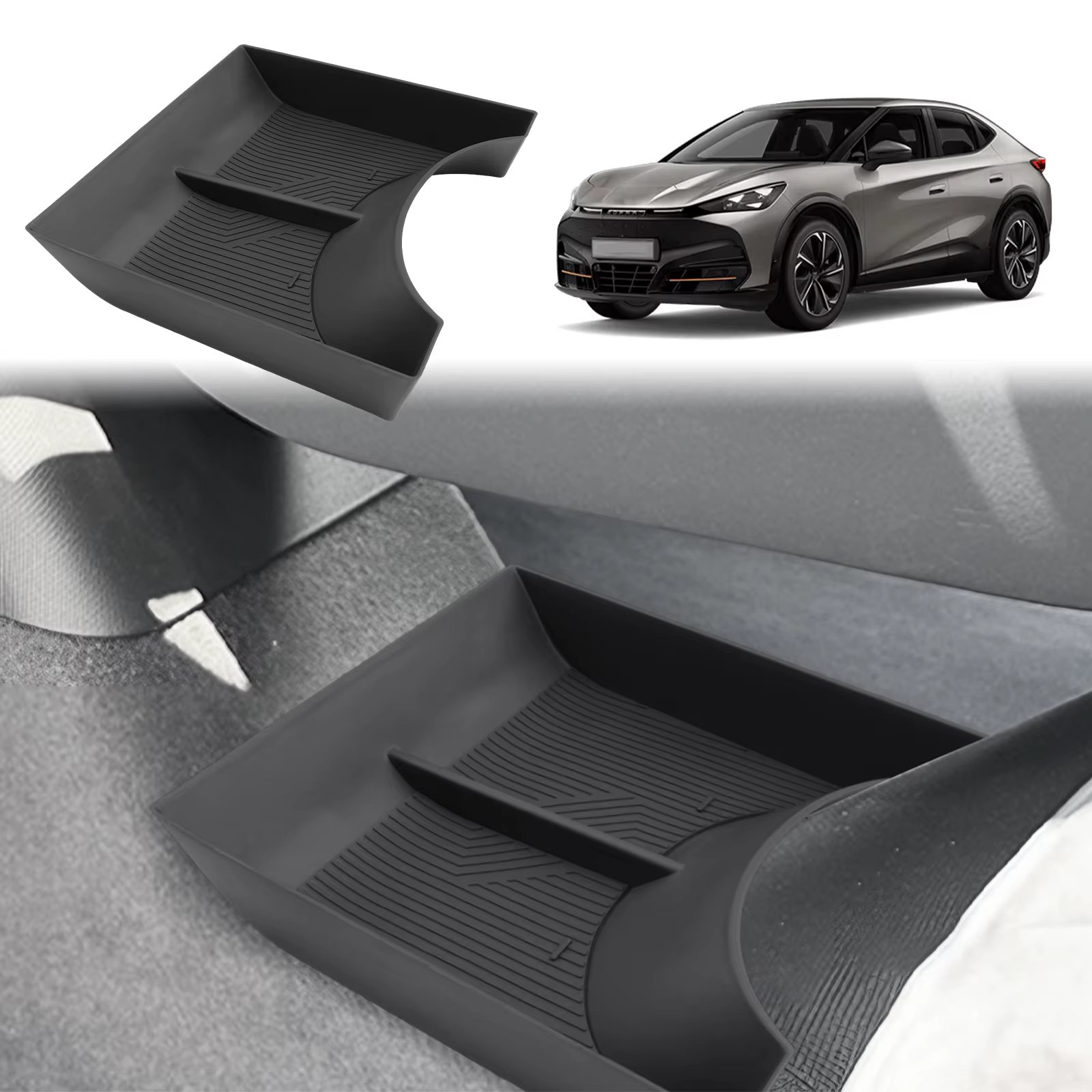 Boîte de rangement pour console centrale de voiture Seat Cupra Tavascan 2025 2026, accessoires intér