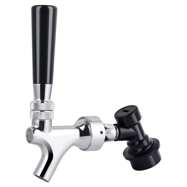 Robinet de bière et robinet réglable avec placage chromé, robinet de brassage à domicile avec serrur