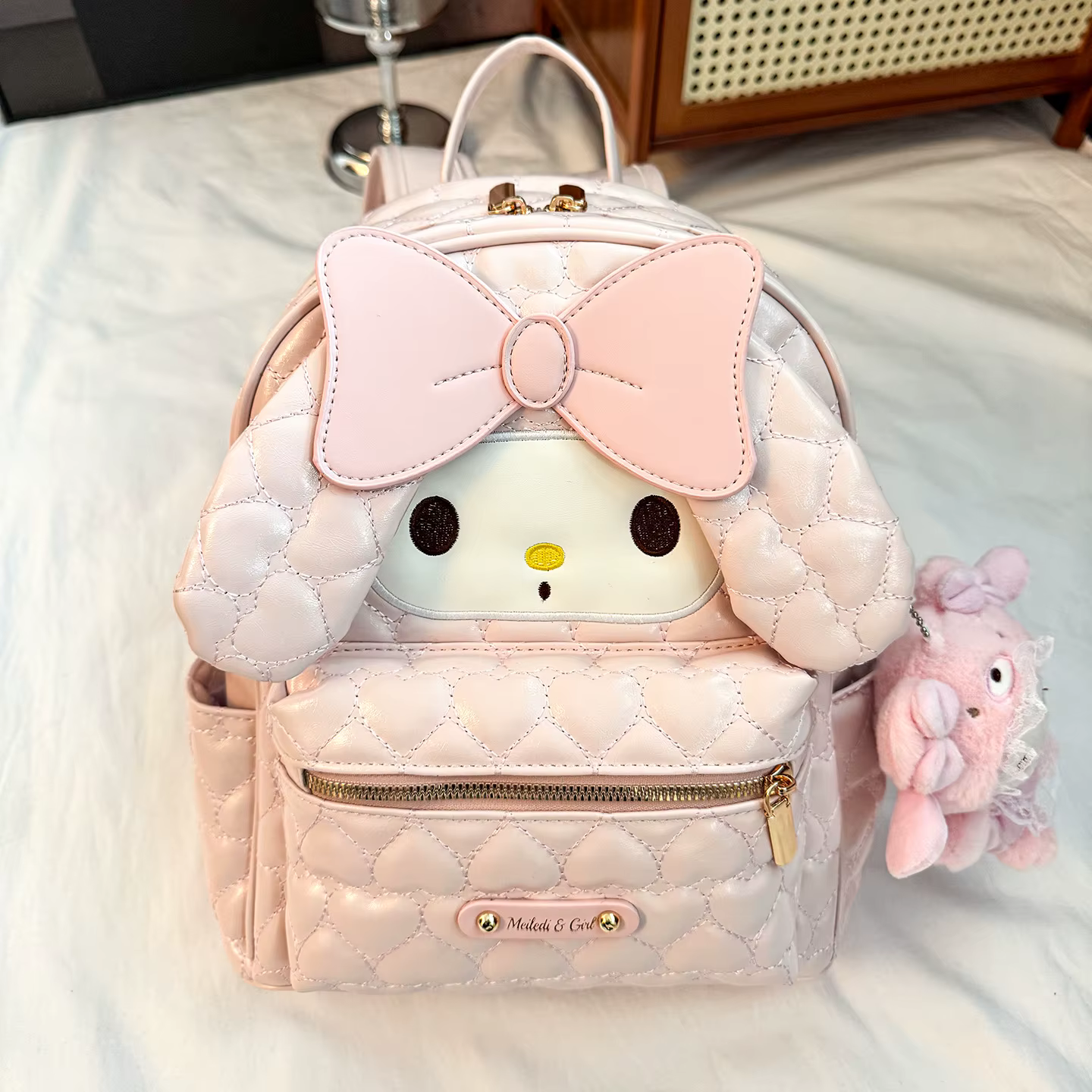 Sac à dos stylé pour filles My Melody, sac de shopping mignon de dessin animé, léger et tendance, ac