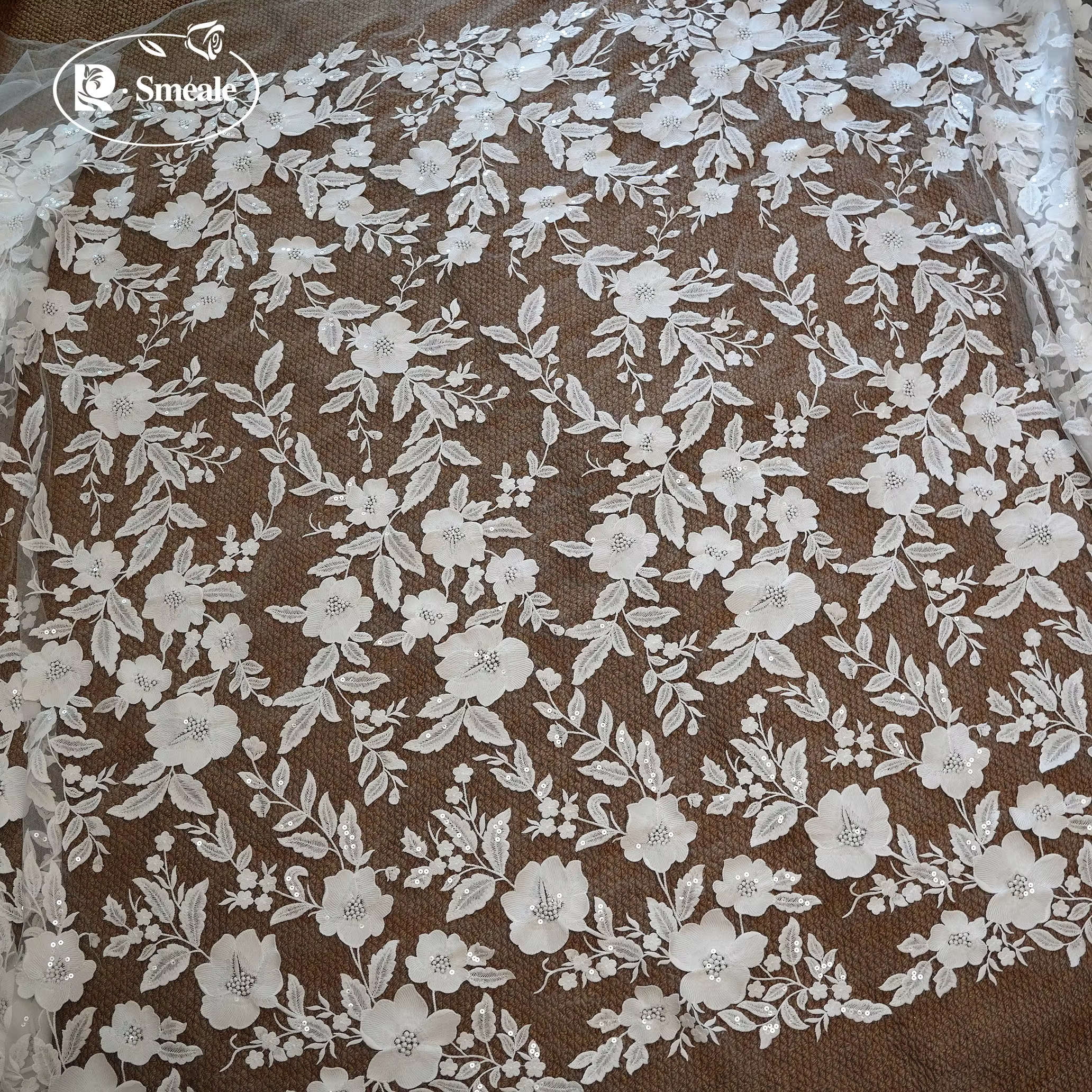 Nouvelles décorations de tête pour robe de mariée, sequins brodés, fleurs pour cheongsam, nappe de r