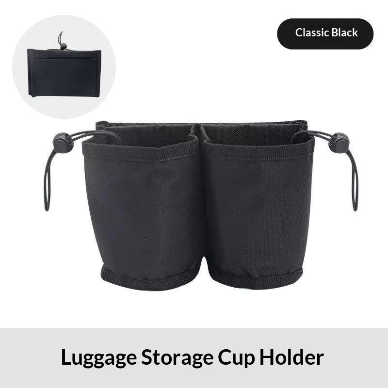 Support de tasse pour bagages de voyage, durable, mains libres, pour valise, porte-boissons, pour ta