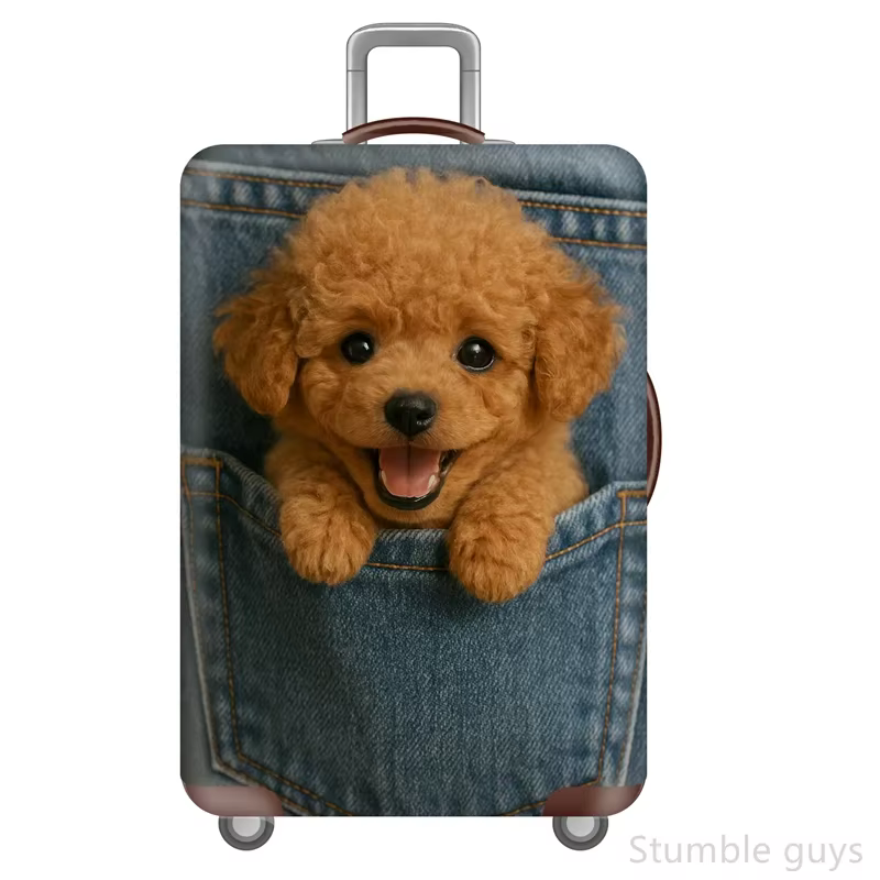 Housse de valise élastique, protectrice, anti-usure, lavable, anti-poussière, accessoire de voyage f
