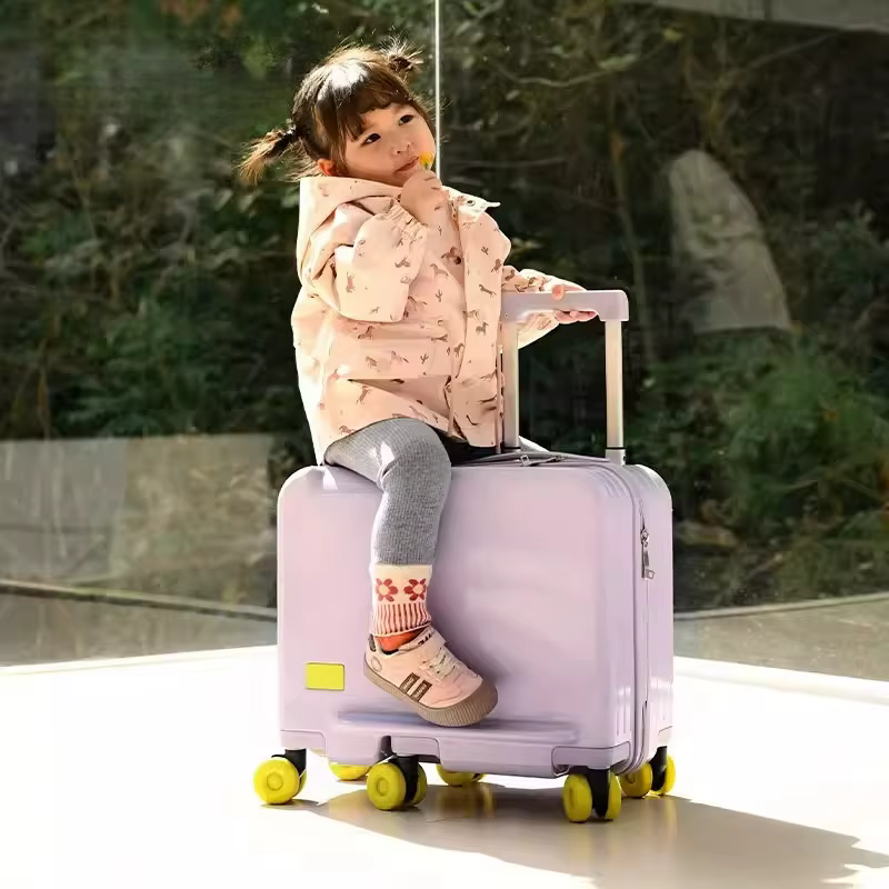 Nouvelle Valise PC 2026 à Fermeture Éclair, Valise à Roulettes de 20 Pouces pour Filles avec Serrure