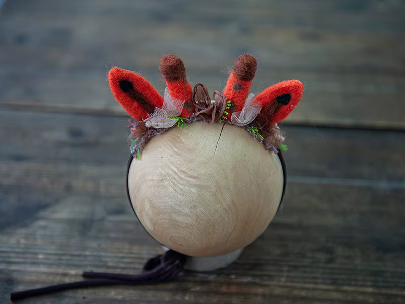 ❤Accessoires de photographie pour nouveau-né, bande de sauna manuelle mignonne, studio photo de bébé