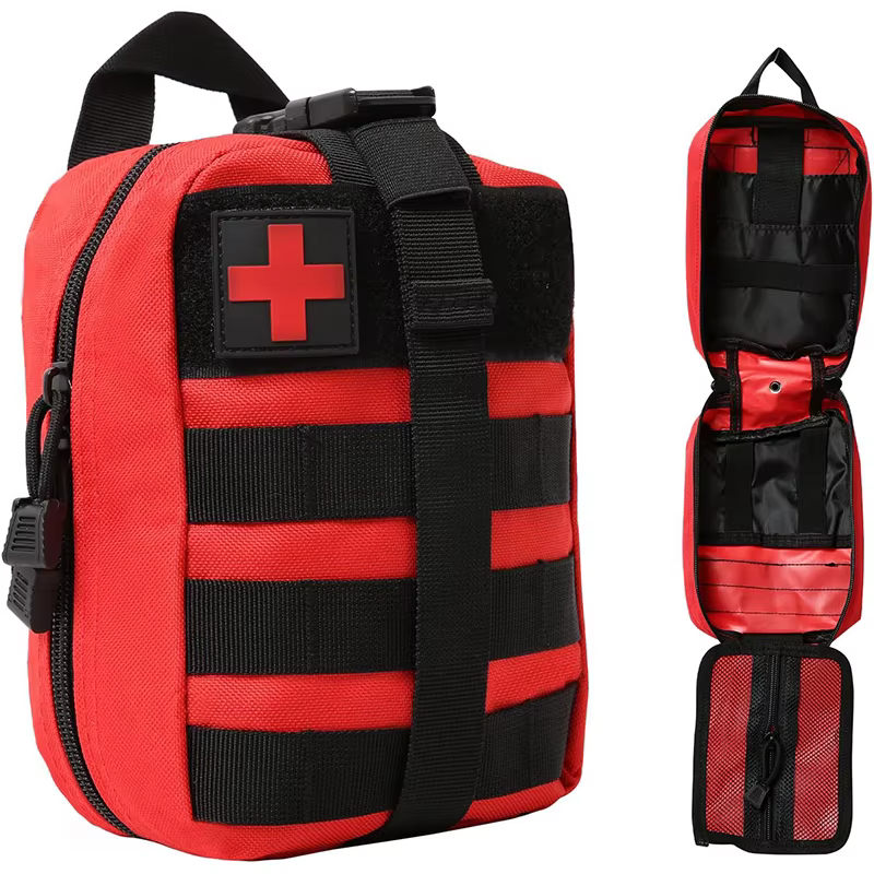 Pochette EMT 1 pièce, pochettes médicales Molle à déchirer, trousse de premiers soins, sac de survie