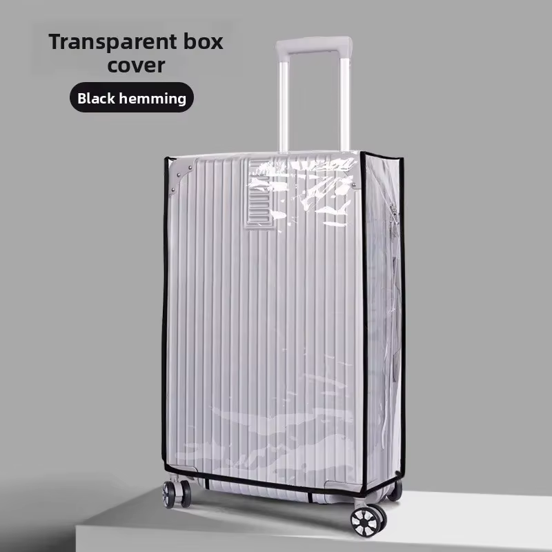 Housse de valise pour bagages de 18 à 30 pouces, manchon de protection épais en PVC transparent appr