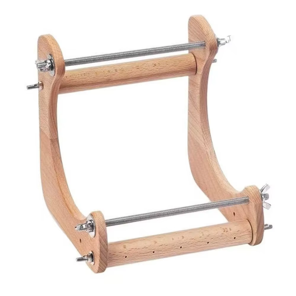 Kit de tissage de perles ergonomique en bois incliné, accessoires de perlage, support portable multi