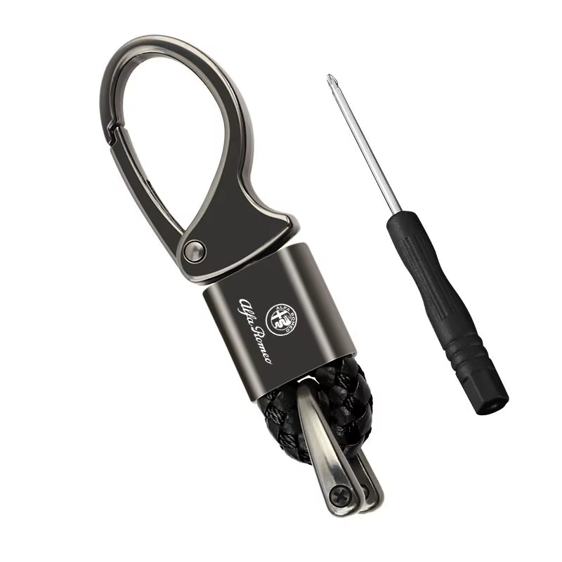 Porte-clés de style de voiture, accessoires de clé automatique pour Alfa Romeo Giulia MiTo 147 156 1