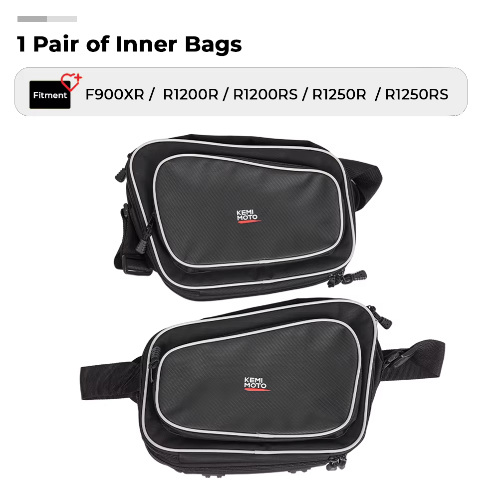 Sacs de voyage pour moto BMW F900XR R1200R R1200RS R1250RS R1250R S1000XR, sacs intérieurs pour saco