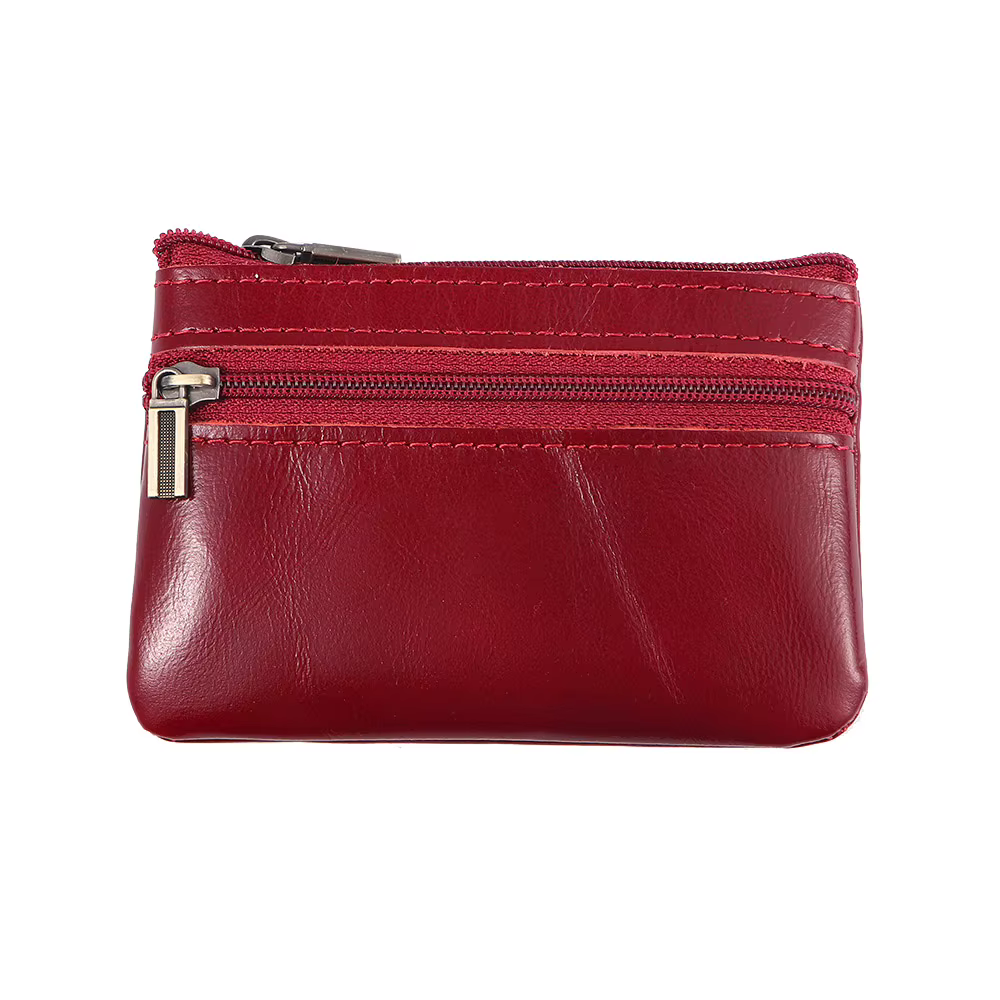 Sac à main en cuir de vachette pour homme, pochette pour femme, porte-monnaie, portefeuille, mini-sa