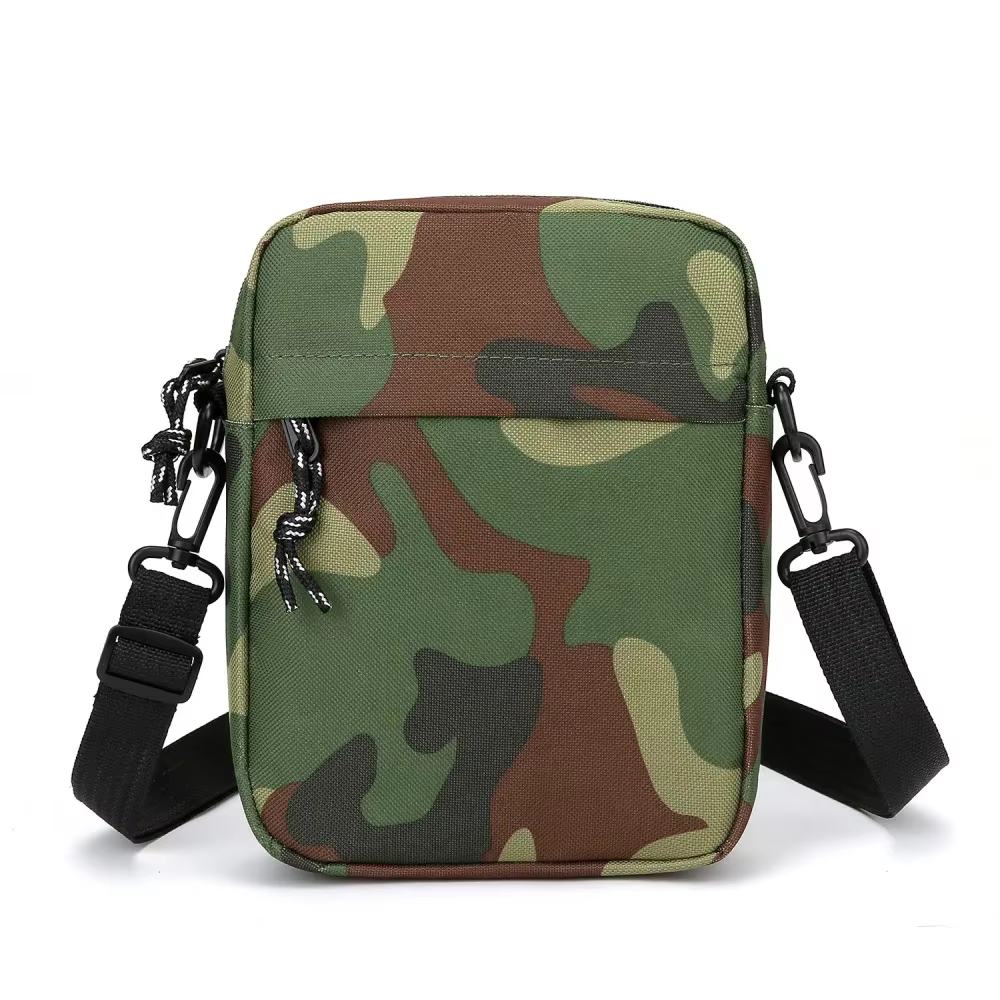 Sac à bandoulière carré en Nylon pour hommes, petit sac à bandoulière de Camouflage, Design minimali