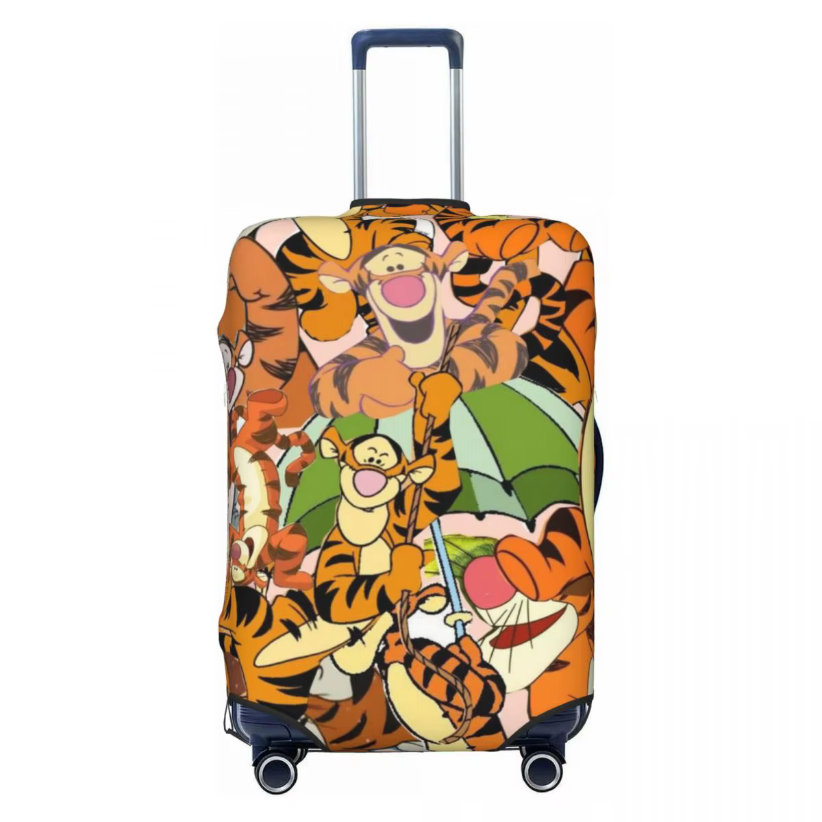 Housse de protection élastique pour valise de voyage, motif dessin animé T-Tigger Pooh, personnalisé