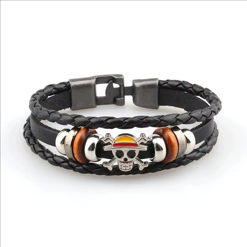 Accessoires de cosplay One Piece, bracelet tissé Luffy, accessoires de cosplay, chapeau de paille pi