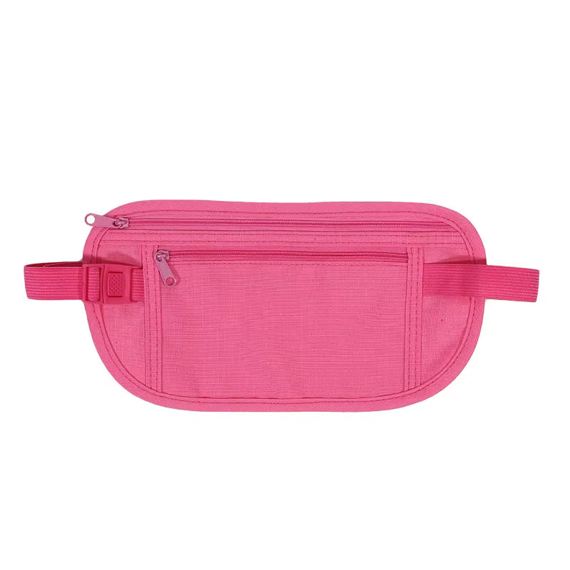 Sacs de taille de voyage pochette pour passeport argent portefeuille de sécurité caché hommes femmes