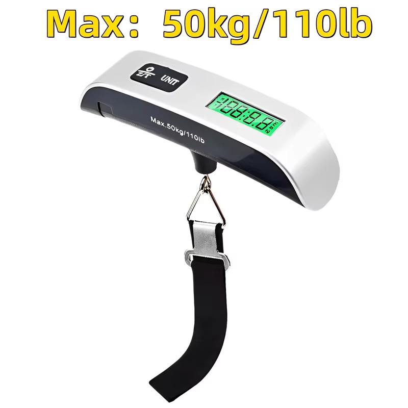Pèse-bagage numérique portable avec écran LCD, balance électronique de poche, valise de voyage, outi