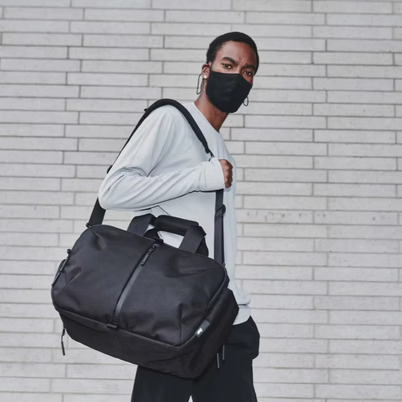 Sac de voyage week-end en nylon 35L grande capacité imperméable léger pour la gym et bagage cabine d
