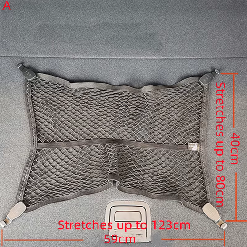 Filet de rangement élastique pour bagages, coffre fixe, poche pour Audi, accessoires Automobiles