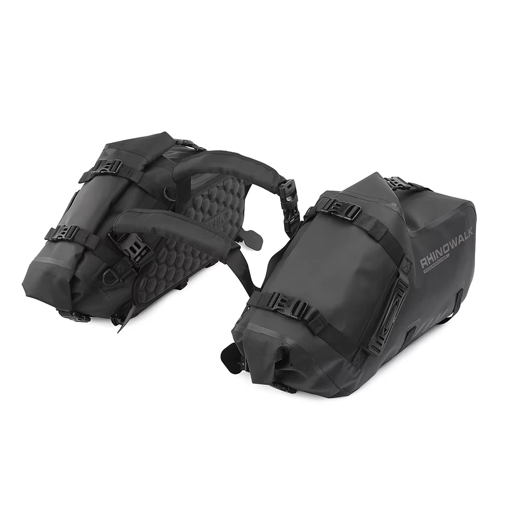 Sac Latéral Universel de Grande Capacité pour Siège Arrière de Moto, Rangement d'Outils